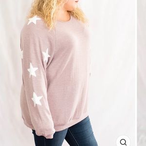 Easel Stargazer Pullover Top